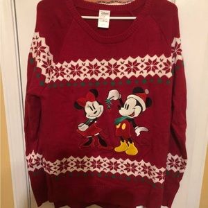 Womens Disney Christmas Sweater size XL